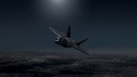 F 22 Raptor Nightshot Youtube