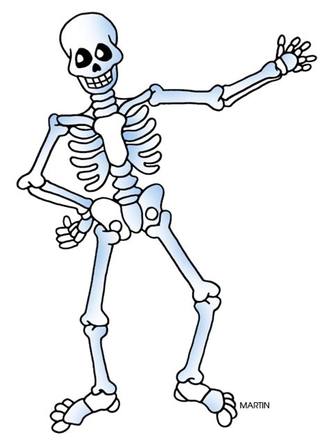 Skeleton Cartoon Skull Clipart Image Clipartix