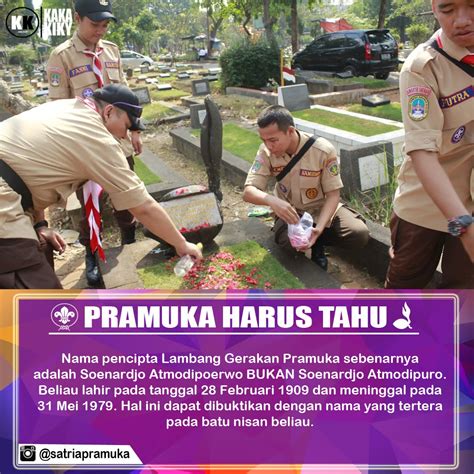 Pramuka Harus Tahu Pencipta Lambang Gerakan Pramuka Soenardjo