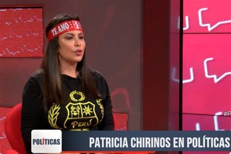 Patricia Chirinos Castillo Va A Ser El Artífice De Su Propia Vacancia