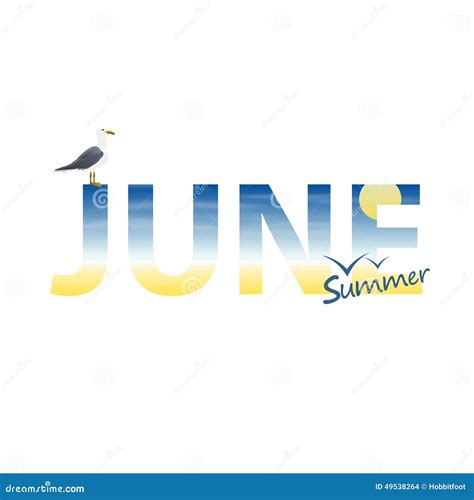 Banner Year In June Stock Vector Illustration Of Journey 49538264