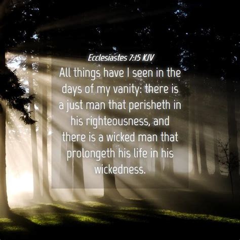 ecclesiastes 7 15 kjv all things have i seen in the days of my vanity