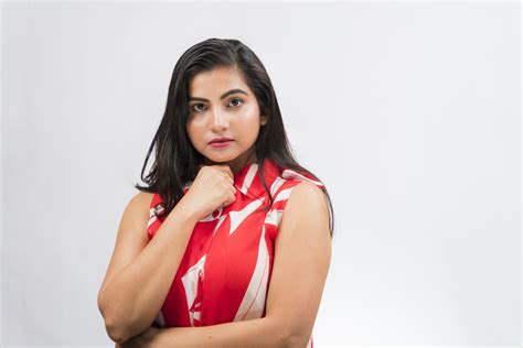 Fierce Indian Girl On White Background Pixahive