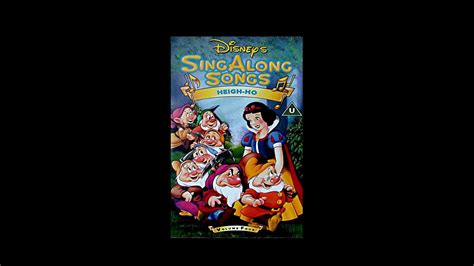 Digitized Opening To Disney S Sing Along Songs Heigh Ho UK VHS Version YouTube