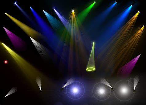 Cool Stage Stage Lighting Effects Psd Light Colorful Lanterns