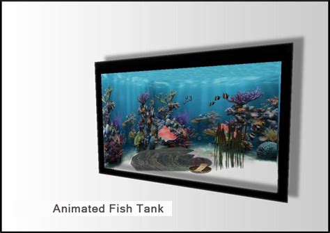 Second Life Marketplace Animated Fish Tank