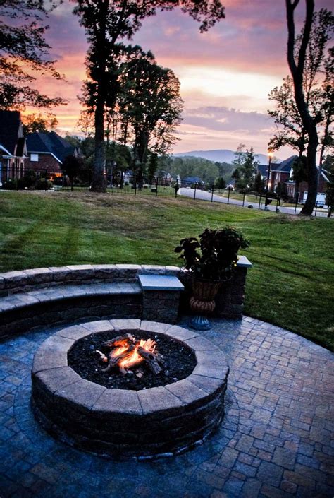 • oversized round fire pit • fire ring included • easily assembled as a quick do it yourself project • comes in granite, almond grove or sierra color. Round fire pit | Backyard, Fire pit