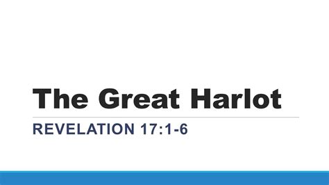 The Great Harlot Revelation 171 6 Youtube