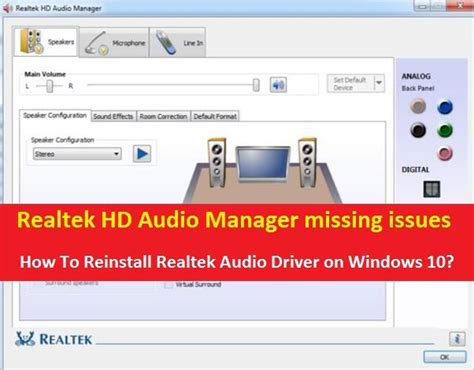 How To Open Realtek Hd Audio Manager Cadillac Fleetwood