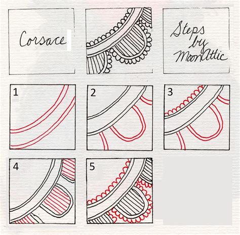 See step 1 to learn how to start creating your own zentangle drawing.1 x research source. Zentangle/Zendoodle Patterns 2 - a gallery on Flickr