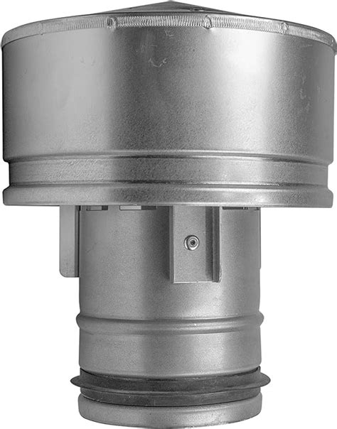 Vent Systems 4 Inch Round Roof Cap Galvanized Metal For All Weather