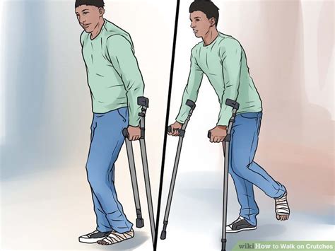 How To Walk On Crutches How To Do It