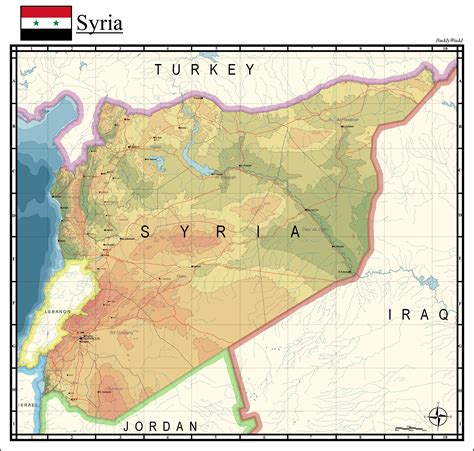 Drag the human icon from map. Map of Syria by BuddyWudd on DeviantArt