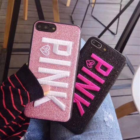 Buy Embroidered Victorias Secret Pink Phone Case Pink Phone Cases