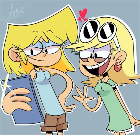 The Loud House Fanart Lori And Leni Loud By T Whiskers On Deviantart