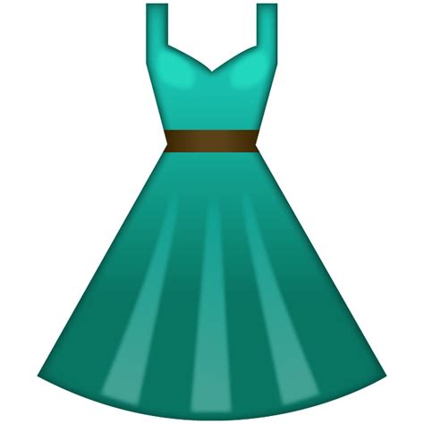 Download Green Dress Emoji Icon Emoji Island