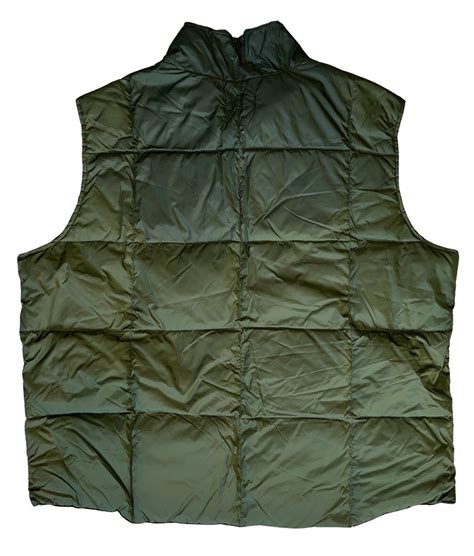 lands end men s goose down vest size xxl green lightweight 2xl puffer vest euc ebay
