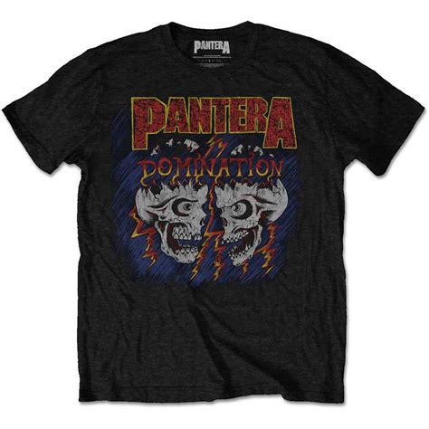 Pantera Unisex T Shirt Domination Wholesale Only And Official Licensed