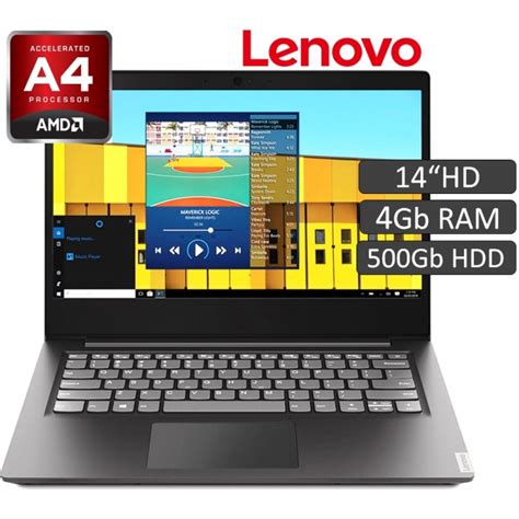 Laptop Lenovo Ideapad S145 Amd A4 9125 Memoria 4gb Ram Disco 500gb