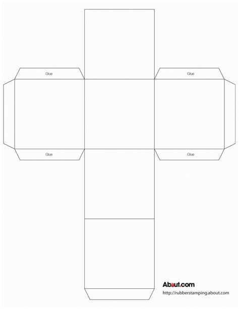 Square T Box Template