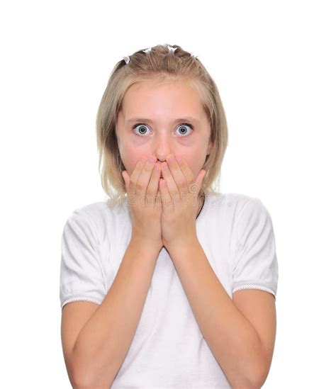 Girl Covering Her Mouth Stock Photo Image Of Face Human 15817822