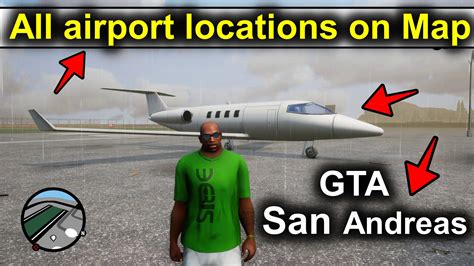 Gta San Andreas All Airport Locations On Map