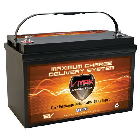 Vmax Mr137 120 Agm Group 31 Deep Cycle Battery Replaces Interstate 31