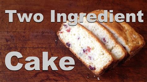 2 Ingredient Cake Super Simple Cake Recipe Gardenfork Youtube