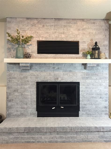 10 White Washed Brick Fireplace Decoomo