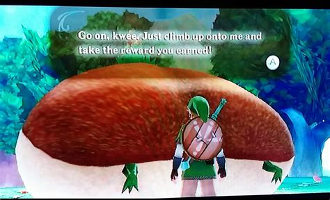 Sorry But The Ass Was Too Fat Legend Of Zelda Skyward