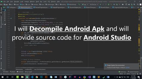 Decompile Android Apk And Will Provide Source Code For Android Studio