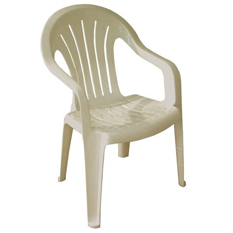 Adams Mfg Corp Desert Clay Resin Stackable Patio Dining Chair In The