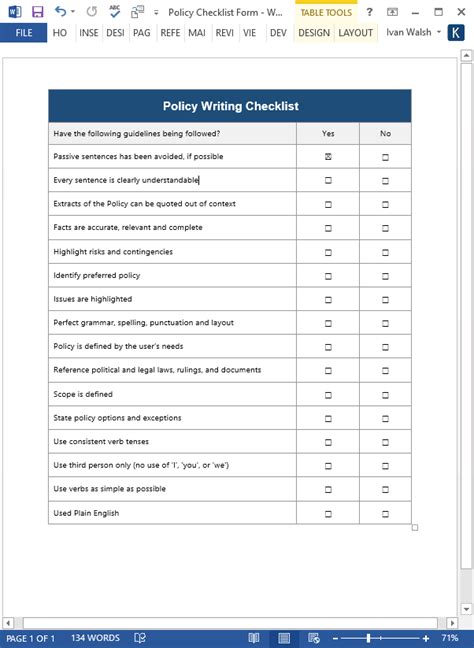 Download Policy And Procedures Manual Templates Ms Word 68 Pages With