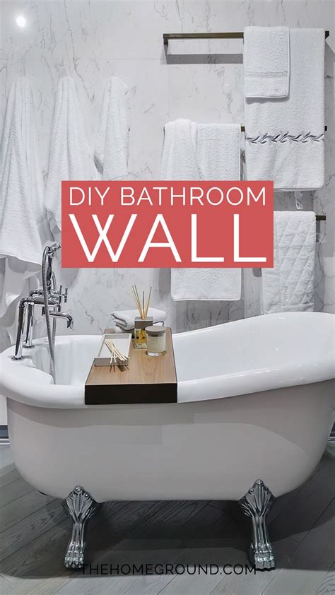 Diy Bathroom Wall Ideas In 2021 Diy House Renovations Diy Bathroom