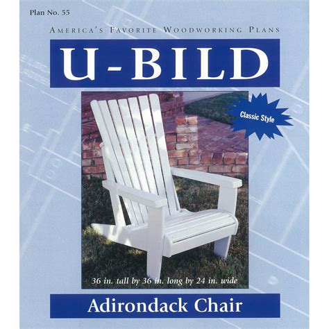 You lavatory make your own adirondack chair with this devoid printable adirondack chair plans lowes template and tone by step barren adirondack chair plans printable download. Shop U-Bild Adirondack Chair Woodworking Plan at Lowes.com