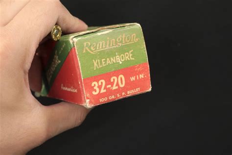 Remington 200x 32 20 Win Vintage Rem Kleanbore Ammunition 4x