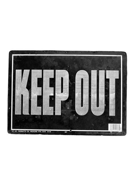 Keep Out Sign Png Stock By Karahrobinson Art On Deviantart