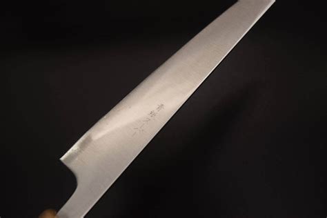 Kaishin Aogami Super Thin Chef Knife Kiritsuke Sujihiki Nakamura Knives