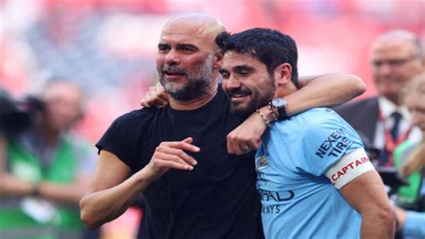 Pep Guardiola Pays Tribute To Former Manchester City Captain Ilkay