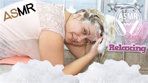 Asmr Washing My Hair Water Sounds Intense Foamy Relaxing Videos