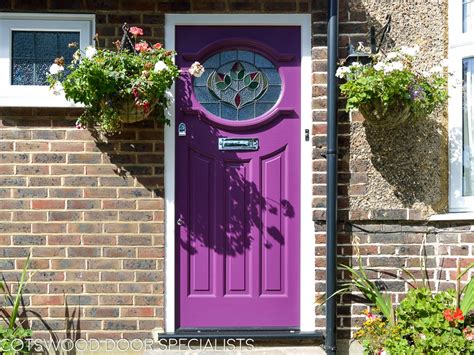 Purple 1930s Front Door Cotswood Doors
