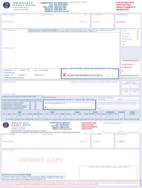Dhm Pathology Supplies Order Form Fill Out And Sign Online Dochub