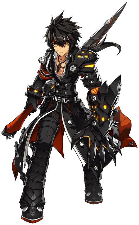 Raven Weapon Taker From Elsword Anime Character Design Elsword