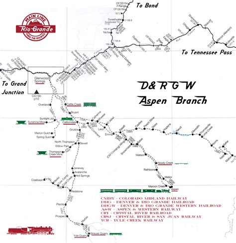 Railroad Map Colorado