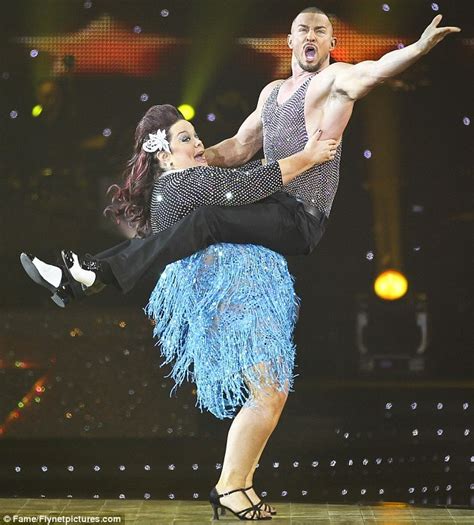 Strictly Come Dancing Tour 2013 Lisa Riley Shimmies And Shakes In Blue