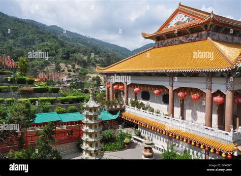 George Town Penang Malaysia The Kek Lok Si Chinese Temple Stock
