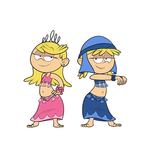 Lola And Lana The Belly Dancers By Sb99stuff On Deviantart Lola Loud