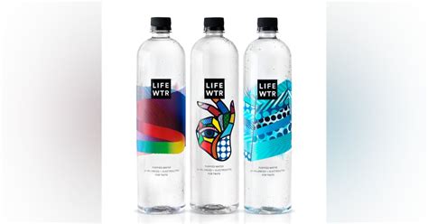 Pepsico Launches Lifewtr A New Premium Bottled Water Featuring