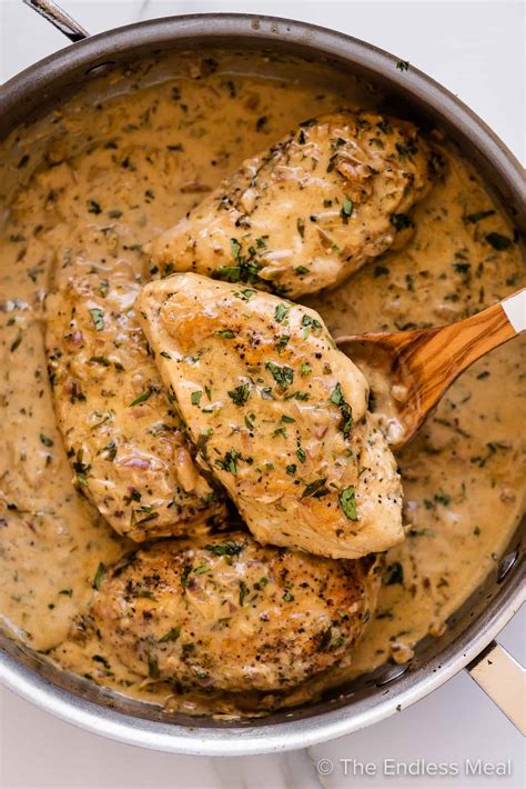 creamy tarragon chicken the endless meal®