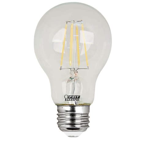Feit Electric 40w Equivalent Soft White A19 Clear Filament Led Medium